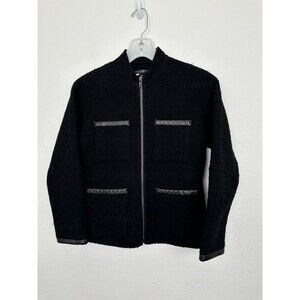 Theory Black Textured Blazer